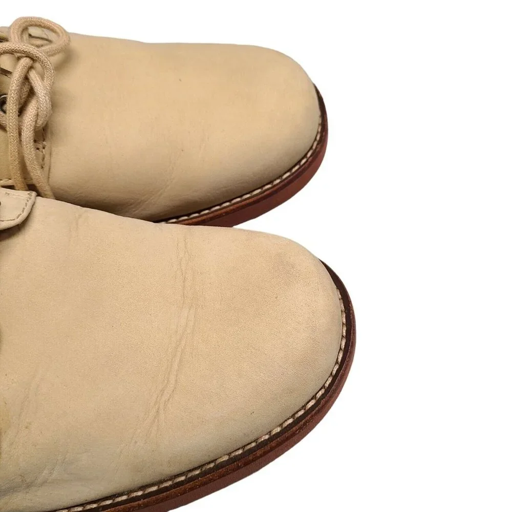 UGG Shoes Mens Size 10 Tan Klayton Lace Up Oxford Classic Preppy - Picture 9 of 13